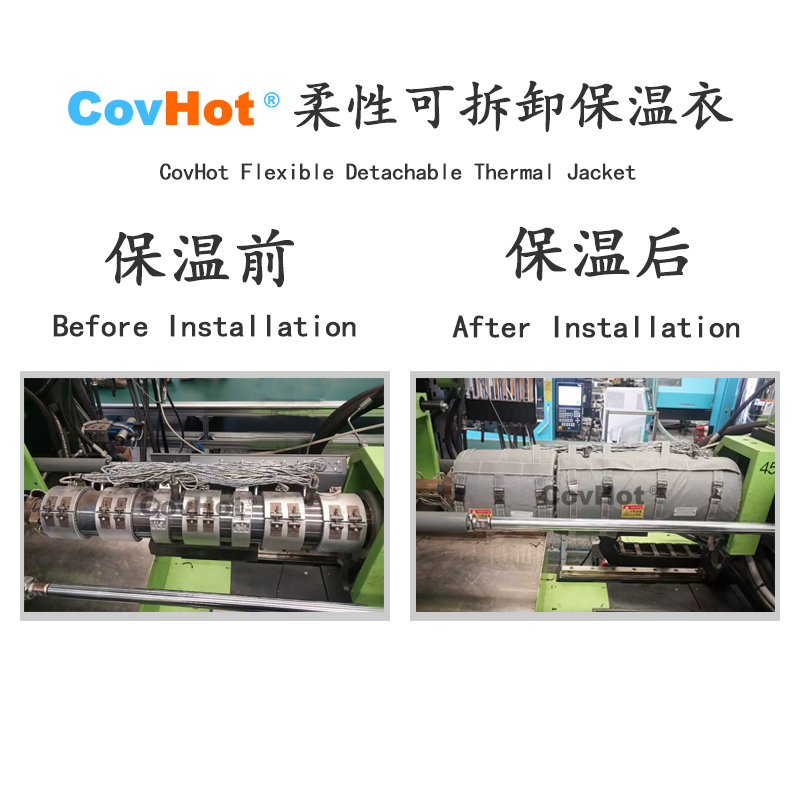 可拆卸式注塑機(jī)節(jié)能保溫罩,防火耐溫,節(jié)能率高達(dá)30%