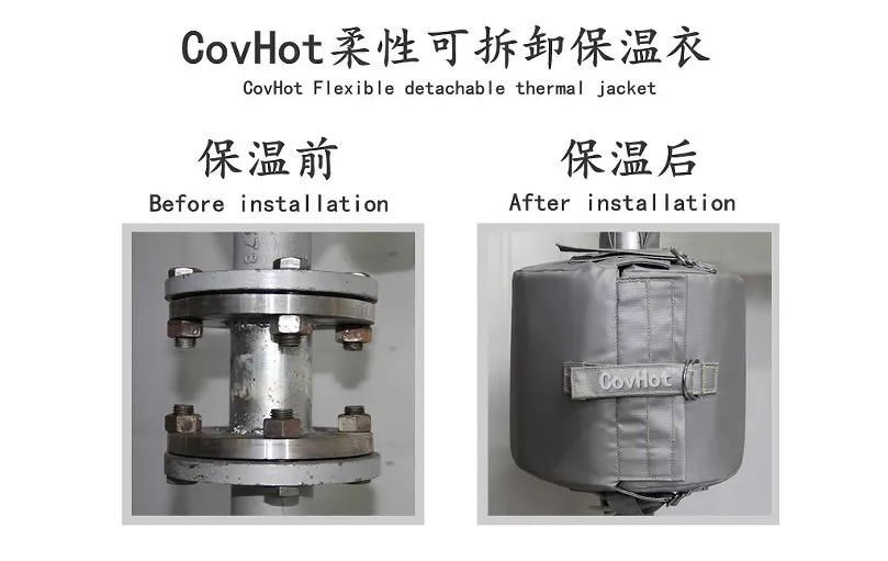 COVHOT?柔性可拆卸式<a href=http://www.changjiangwf.com.cn/e/tags/?tagname=%E4%BF%9D%E6%B8%A9%E8%A1%A3 target=_blank class=infotextkey>保溫衣</a>,蒸汽系統節能,節能保溫